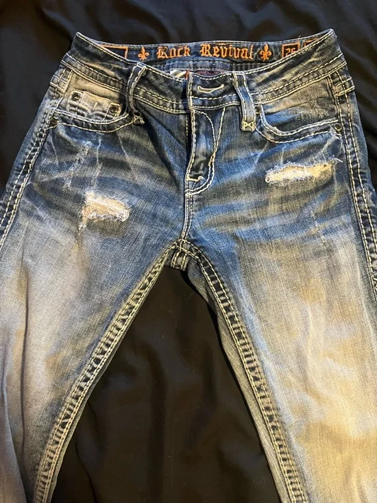 Rock Revival Bling Jeans - Picture 3 of 5